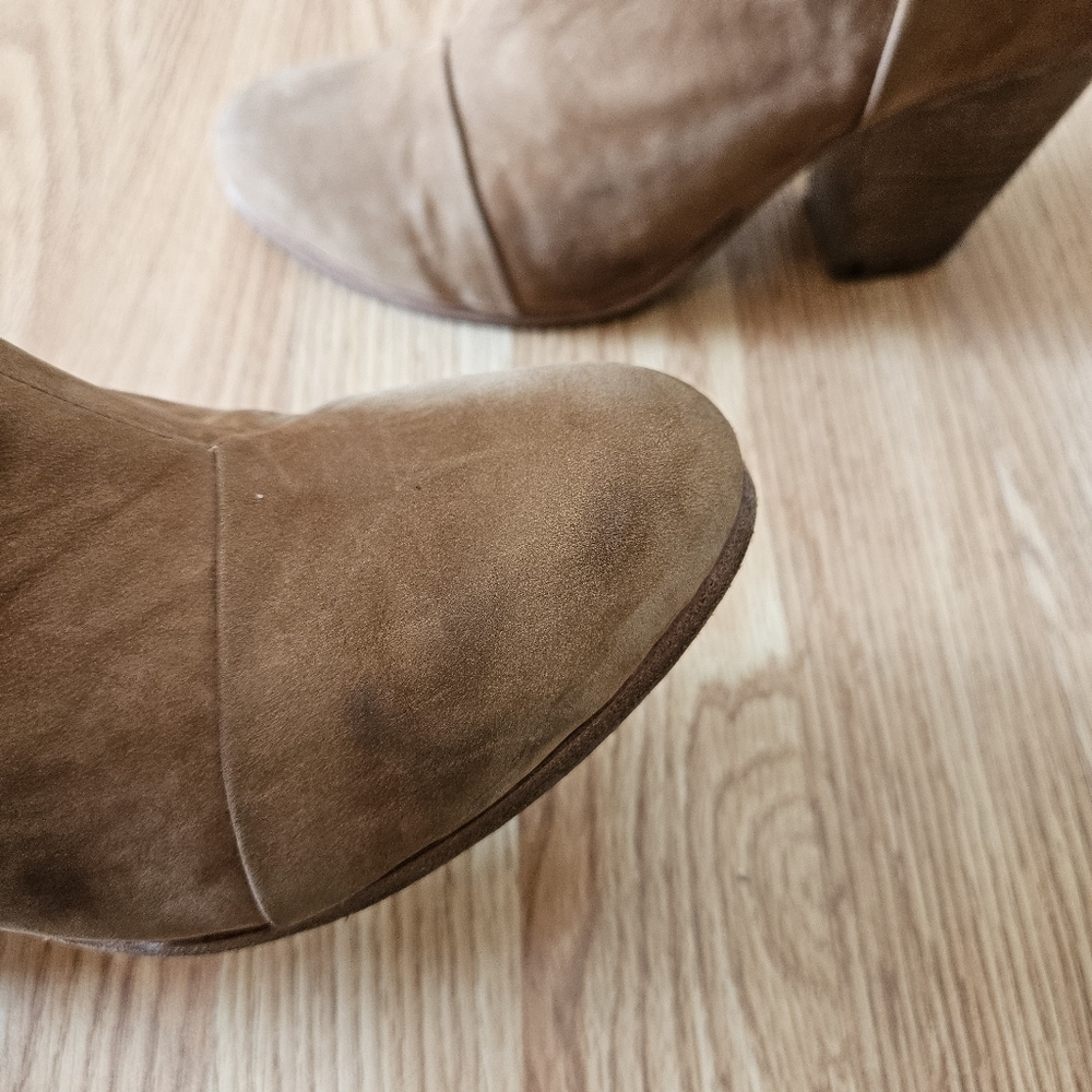 Rag & Bone Newbury Leather Ankle Contemporary Boots Camel Tan Size EU 39.5 - Picture 15 of 16